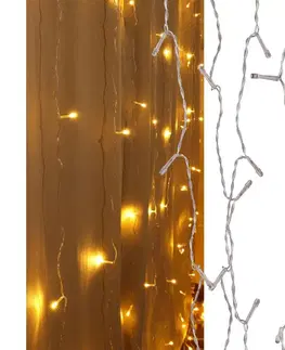 Vianočné dekorácie  LED Vianočný záves LONGER 150xLED/8 funkcií 3,5 m teplá biela 