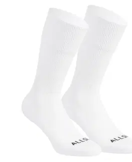 ponožky Stredne vysoké ponožky na volejbal VSK500 biele