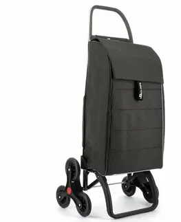 Nákupné tašky a košíky Rolser Nákupná taška na kolieskach Jolie Tweed RD6-2, čierna