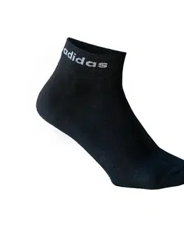 bedminton Športové ponožky stredne vysoké 3 páry čierne, biele a sivé