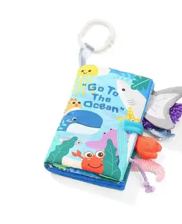 Náučné hračky BABYONO - Detská senzorická knižka Go to the ocean