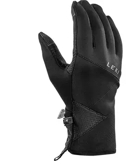 Zimné rukavice Päťprsté rukavice Leki Traverse black 8.5
