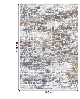 Koberce a koberčeky Koberec, viacfarebný, 100x150 cm, MAREO
