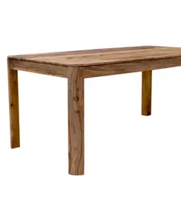 Jedálenské stoly Jedálensky stôl Tina 120x90 indický masív palisander