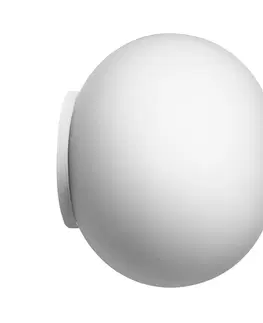 Nástenné svietidlá FLOS FLOS Mini Glo-Ball zrkadlové nástenné svetlo biele