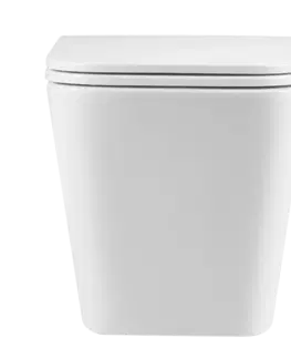 Záchody DEANTE Podstavný rám, pre závesné WC misy + SLIM tlačidlo černé + WC INVENA FLORINA WITH SOFT  se sedlem RIMLESS CST_WC01 N51P FL1