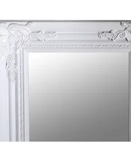 Zrkadlá Zrkadlo, drevený rám bielej farby, MALKIA TYP 8