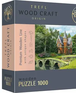 Hračky puzzle TREFL - Drevené puzzle 1000 - Viktoriánsky dom