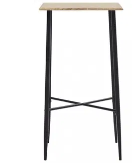 Barové stoličky Barový stôl 60x60cm Dekorhome Biela