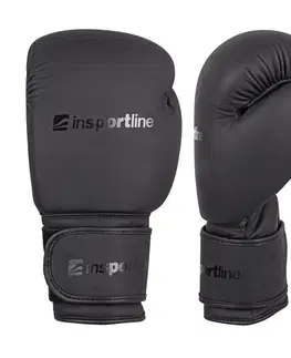 Boxerské rukavice Boxerské rukavice inSPORTline Kuero čierna - 12oz
