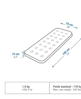 kemping Nafukovací kempingový matrac Air Basic 70 cm pre 1 osobu