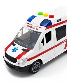 Hračky - dopravné stroje a traktory WIKY - Sanitka Ambulancia SK 15cm