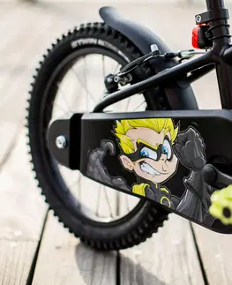 bicykle 16-palcový bicykel pre deti od 4,5 do 6 rokov 500 Dark Hero