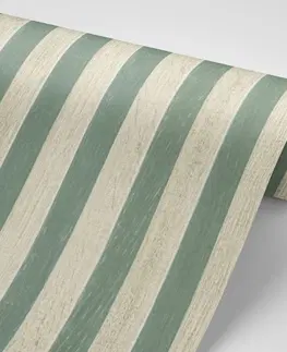 Tapety s imitáciou dreva Tapeta s motívom dreva v nádhernej zelenej