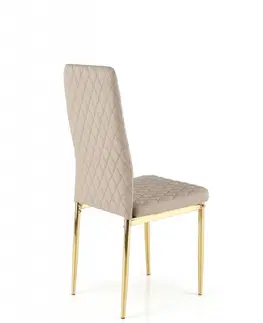 Jedálenské zostavy Jedálenská stolička K501 Halmar Cappuccino
