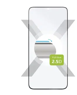 Puzdrá na mobilné telefóny FIXED Full-Cover ochranné tvrdené sklo pre Apple iPhone 14, 13, 13 Pro, čierna FIXGFA-928-BK