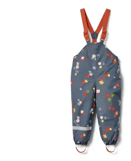 Pants Detské nohavice do dažďa, s celoplošnou kvetinovou potlačou