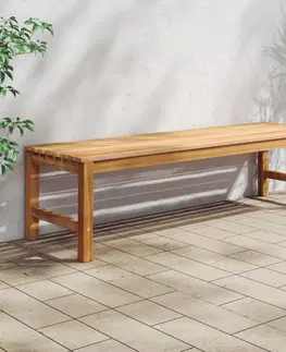 Záhradné lavice Záhradná lavica teak Dekorhome 170 cm
