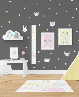 Nálepky na stenu Pastelové dekorácie do detskej izby GULIČKY
