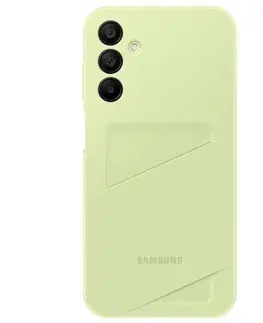 Puzdrá na mobilné telefóny Puzdro Card Slot Cover pre Samsung Galaxy A15, limetková EF-OA156TMEGWW 