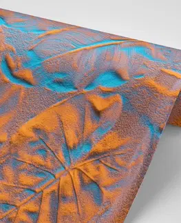 Tapety príroda Tapeta textúra listov v piesku