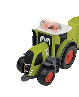 Hračky - dopravné stroje a traktory HAPPY PEOPLE - Traktor Claas Axion 870 + prepravník