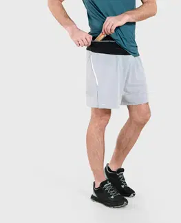 bežecké oblečenie Pánske bežecké šortky Run 900 Ultra perleťovosivé