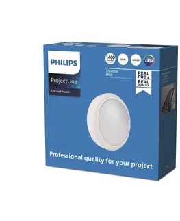 Nástenné svietidlá Philips Philips Wall-mounted LED svetlo Ø 18,2 cm 4 000K