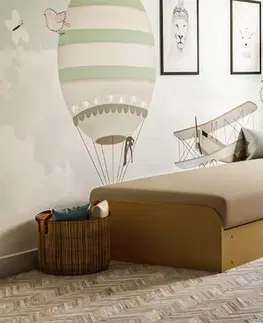 Jednolôžkové postele ArtElta Jednolôžková posteľ PARYS hnedá | 80 x 190 cm Farba: Alova 66, Prevedenie: pravé