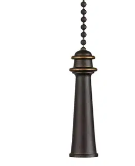 Príslušenstvo k ventilátorom Westinghouse Westinghouse pohár – retiazkové ovl bronzová farba