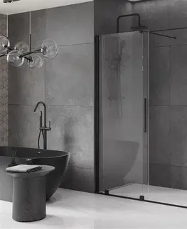 Sprchovacie kúty MEXEN/S - Velár sprchovací kút 160 x 85, transparent, čierna 871-160-085-01-70