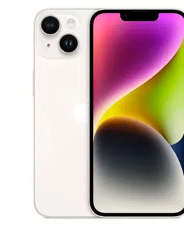 Mobilné telefóny Apple iPhone 14 256GB, hviezdna biela