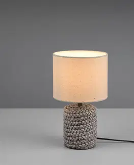 Stolové lampy Reality Leuchten Keramická stolová lampa Mala, Ø 15 cm