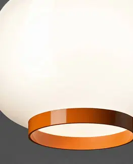 Závesné svietidlá Foscarini Foscarini Chouchin Reverse 1 LED biela/oranžová