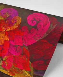 Abstraktné tapety Tapeta abstraktné pastelové listy