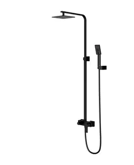 Sprchy a sprchové panely OMNIRES - BARETTI sprchový stĺp čierna mat /BLM/ BA7844BL