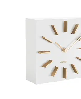 Hodiny Dizajnové stolové a nástenné hodiny 5781WH Karlsson 15cm