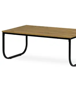 Konferenčné stolíky Elegantný konferenčný stôl s U podnožou, 100 x 60 x 40 cm