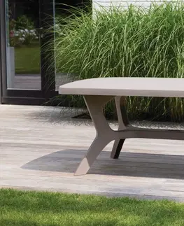 Záhradné stoly KETER Záhradný stôl MOREBOLT | cappuccino