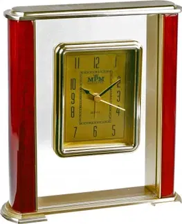 STOLOVÉ HODINY Stolové hodiny MPM, 2837.55 - gaštan, 17cm