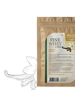 Športová výživa Protein & Co. FINE WHEY – prírodný proteín sladený stéviou 30 g PRÍCHUŤ: Vanilla dream