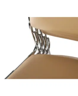 Stoličky Zasadacia stolička, hnedá ekokoža, BULUT