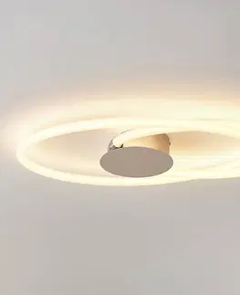 Stropné svietidlá Lucande Lucande Ovala stropné LED svietidlo, 72 cm