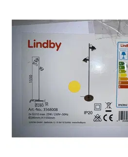 Lampy Lindby Lindby - Stojacia lampa SHILA 2xGU10/25W/230V 