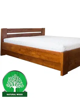 Drevené postele Posteľ drevené Lulea Plus 140x200 Jelša