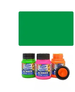 Hračky VEMA - ACR Farba na textil 37ml, Fluorescent Green 101