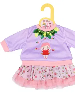Hračky bábiky ZAPF CREATION - Dolly Moda Oblečenie s hojdačkou, 43 cm