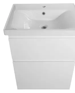Kúpeľňa AQUALINE - ALTAIR umývadlová skrinka 57x72,5x45cm, biela AI260