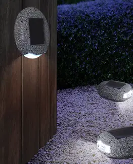 Solárne dekoračné osvetlenie Globo Kamenný dizajn vonkajšieho dekoratívneho svetla Talvi Solar