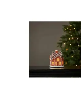 Vianočné dekorácie Eglo Eglo 411476 - LED Vianočná dekorácia GINGERVILLE 2xLED/0,06W/3xAAA 